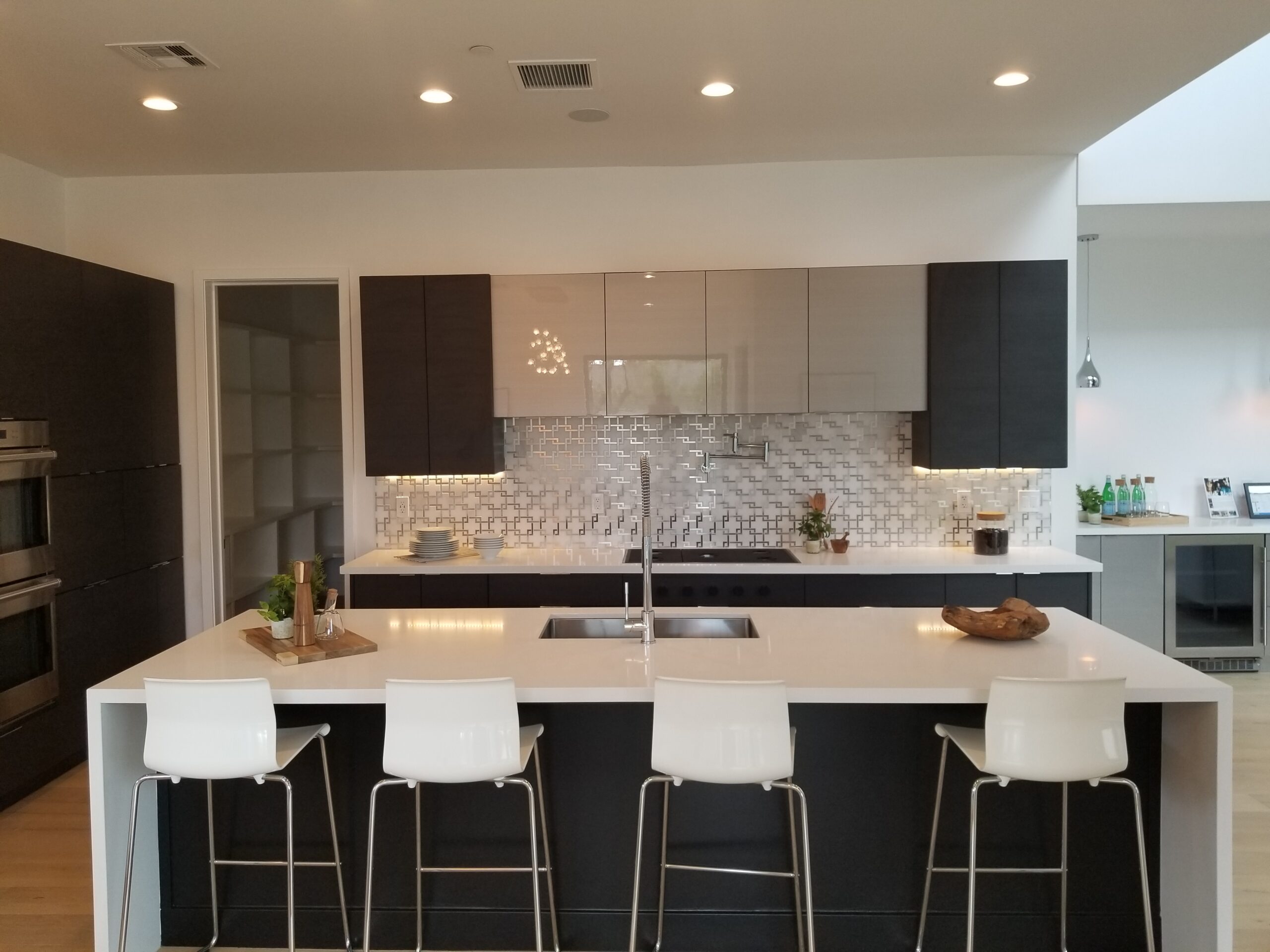New home construction progress on site
