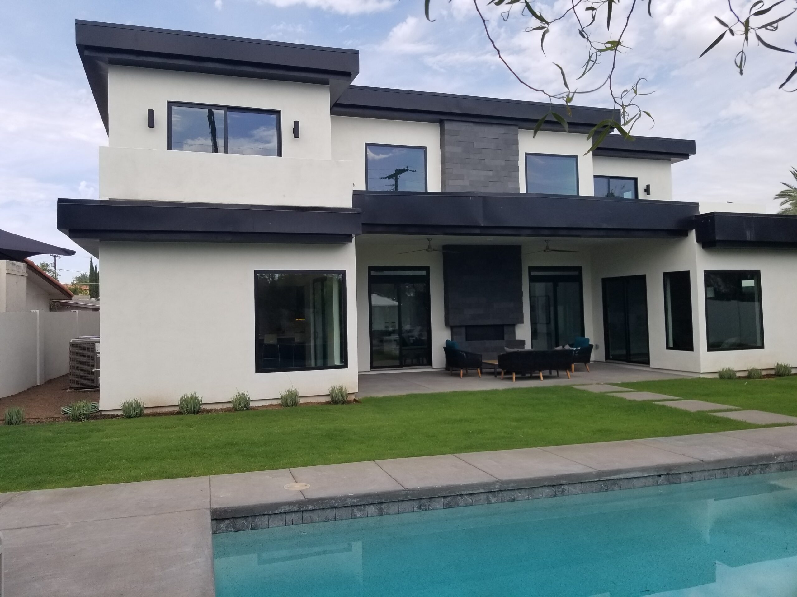 Residential new build construction detail